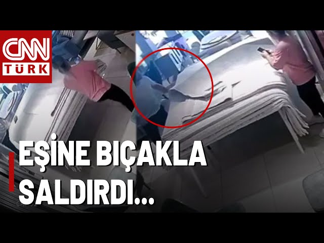 ⁣Cinayetin Eşiğinden Dönüldü! Eşinin Çalıştığı Yeri Bastı, Bıçakla Saldırdı...