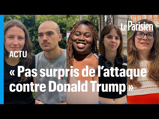 Des étudiants américains à Paris réagissent à la tentative d'assassinat de Trump