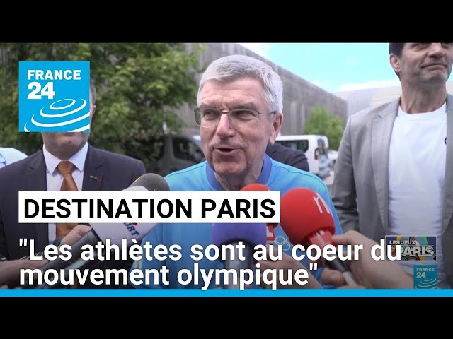 Thomas Bach: "Les athlètes sont au coeur du mouvement olympique" • FRANCE 24