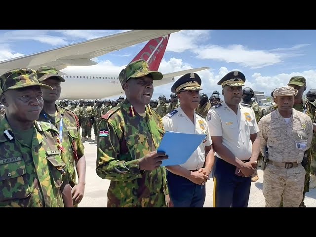 De nouvelles troupes en provenance du Kenya sont arrivées ce 16 juillet 2024 à Port-au-Prince
