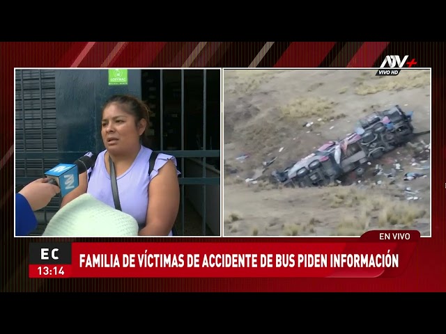 Familiares de víctimas del trágico accidente en Ayacucho exigen información