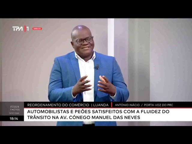 Automobilistas e peões satisfeitos com a fluidez do trânsito na Av  Cónego Manuel das Neves