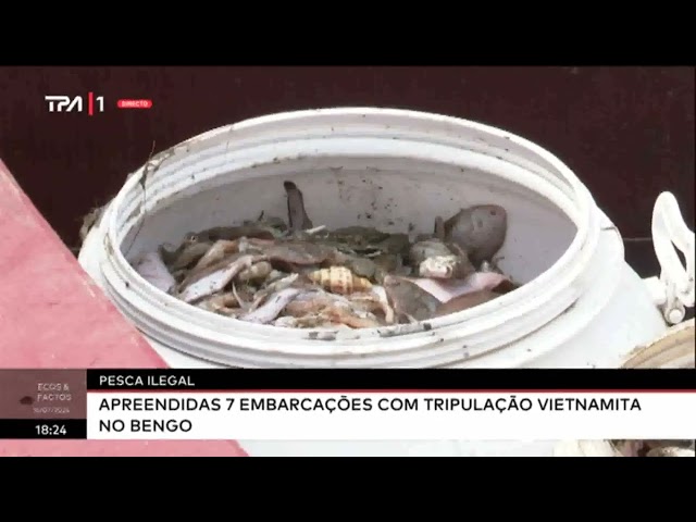 Pesca ilegal apreendidas 7 embarcações com tripulação Vietnamita no Bengo