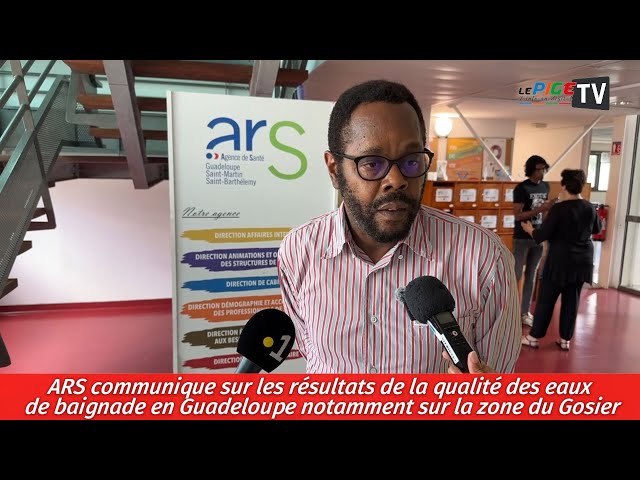 ARS communique sur les résultats de la qualité des eaux de baignade en Guadeloupe