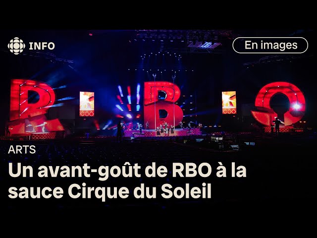 ⁣Hommage du Cirque du Soleil à RBO : un numéro en avant-première