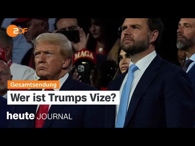 ⁣heute journal vom 16.07.2024 „Compact“-Verbot, J.D. Vance Vizekandidat der Republikaner