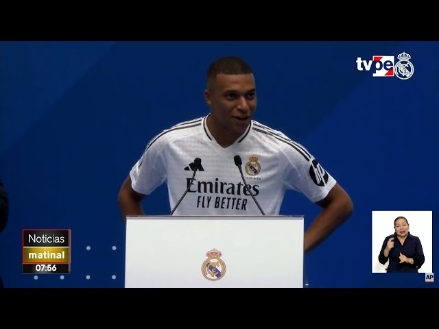 Kyliian Mbappé es presentado oficialmente en el Real Madrid