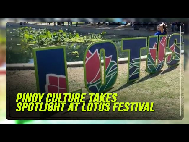 ⁣Pinoy culture takes spotlight at Lotus Festival | ABS-CBN News