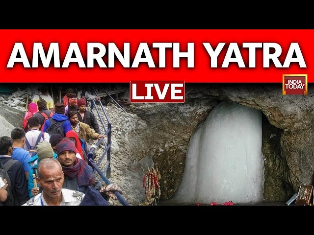 ⁣Amarnath Yatra LIVE | Amarnath Yatra News LIVE  | J&K Weather Updates |  India Today LIVE News