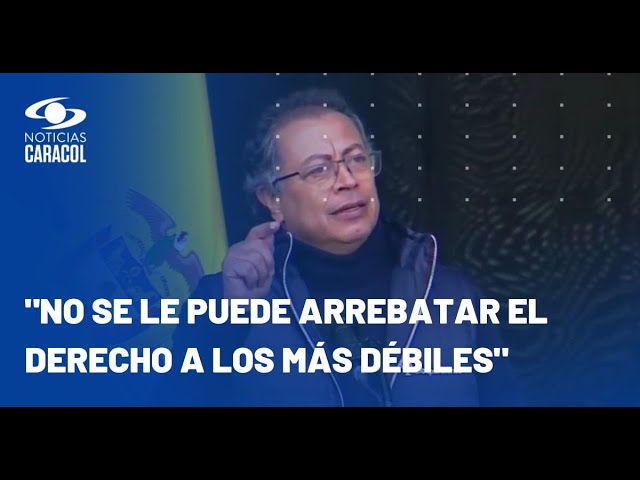 ⁣El presidente Petro promulgó la reforma pensional y lanzó una advertencia