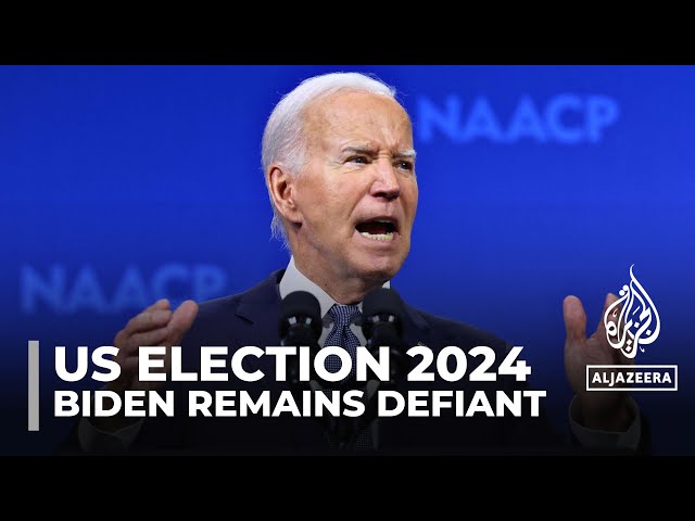 In NAACP speech, Biden denounces violence but resumes attacks on Trump