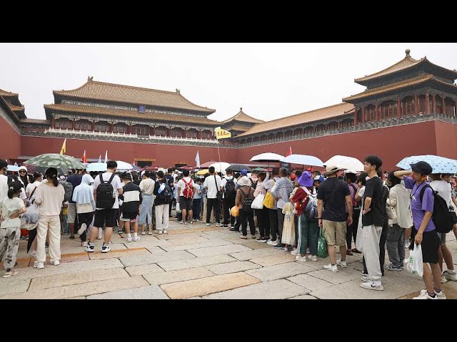 ⁣Les musées chinois s'organisent pour accueillir davantage de visiteurs pendant les vacances d&#