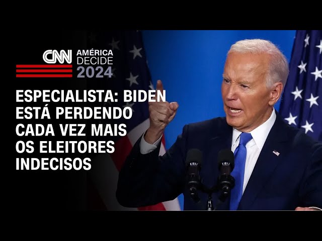 Especialista: Biden está perdendo cada vez mais os eleitores indecisos | AMÉRICA DECIDE