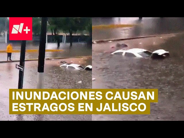 Inundaciones causan estragos en Jalisco - N+