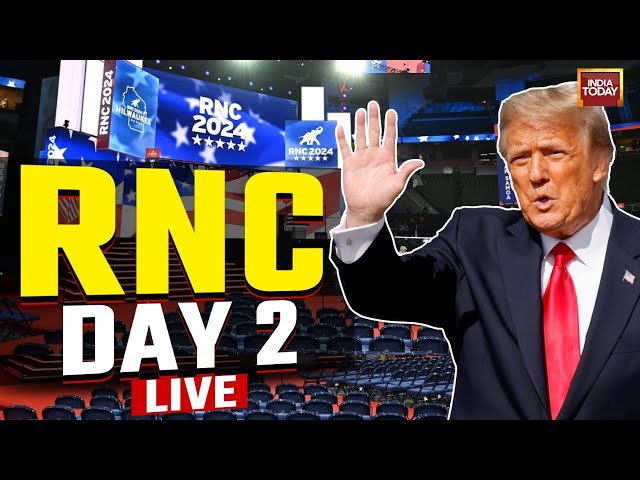 ⁣LIVE: Donald Trump At Republican National Convention | RNC Day 2 |  Trump's Immigration Policy 