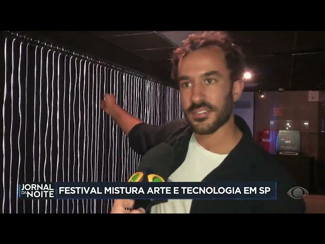 ⁣Festival mistura arte e tecnologia em São Paulo