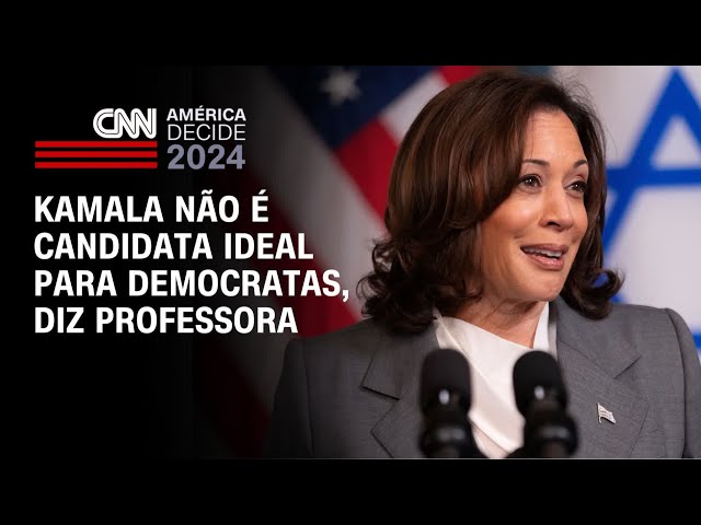 Kamala não é candidata ideal para democratas, diz professora | AMÉRICA DECIDE