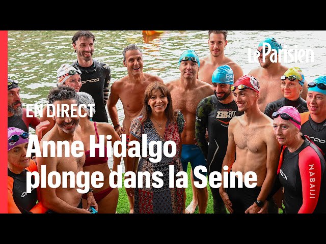 EN DIRECT - Suivez la baignade d'Anne Hidalgo dans la Seine