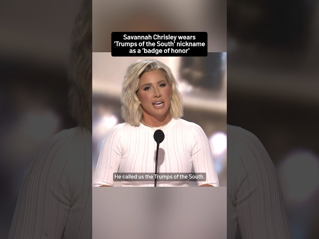 ⁣Savannah Chrisley wears ‘Trumps of the South’ nickname as ‘badge of honor’