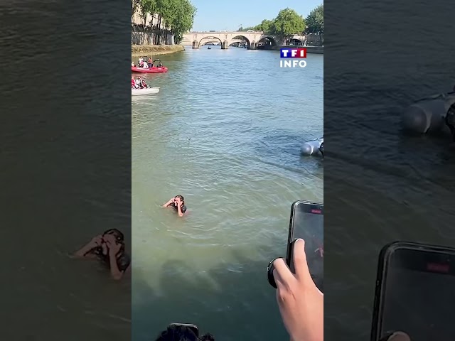 Anne Hidalgo s’est baignée dans la Seine