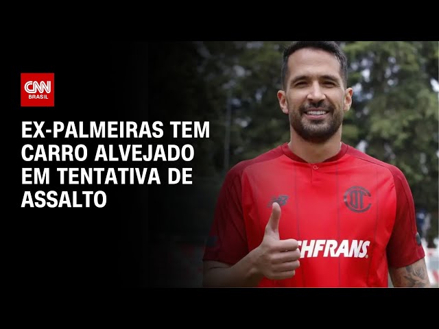 Ex-Palmeiras tem carro alvejado em tentativa de assalto | CNN NOVO DIA