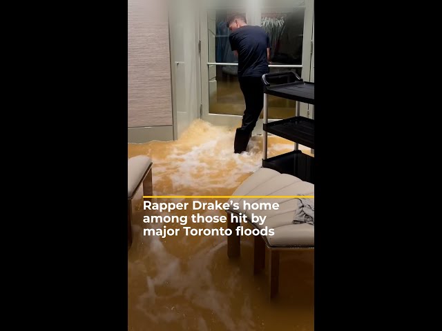 Rapper Drake’s home among those hit by major Toronto floods | #AJshorts