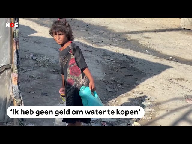 ⁣Watertekort en hoge temperaturen zorgen voor problemen in Gaza