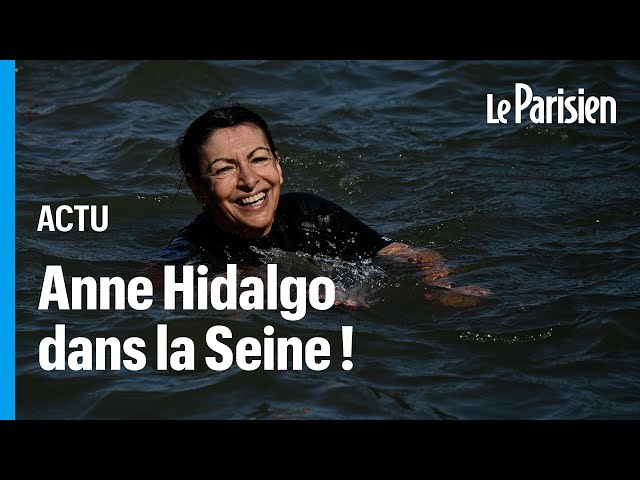 « Elle est super, elle est géniale ! » : Anne Hidalgo s'est baignée dans la Seine