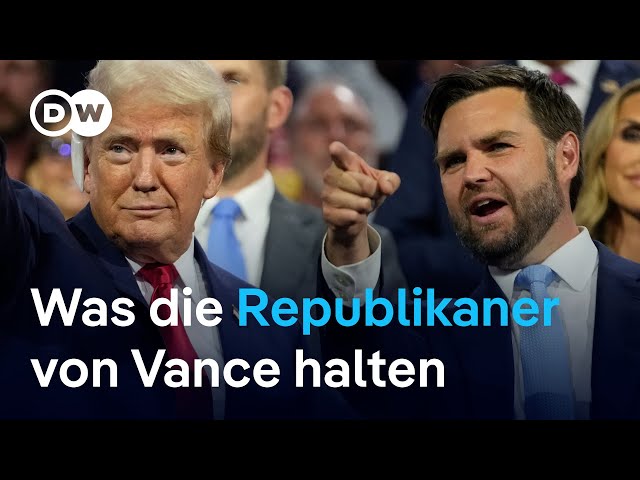 USA: Wie kommt Vizepräsident-Kandidat Vance bei Republikanern an? | DW Nachrichten