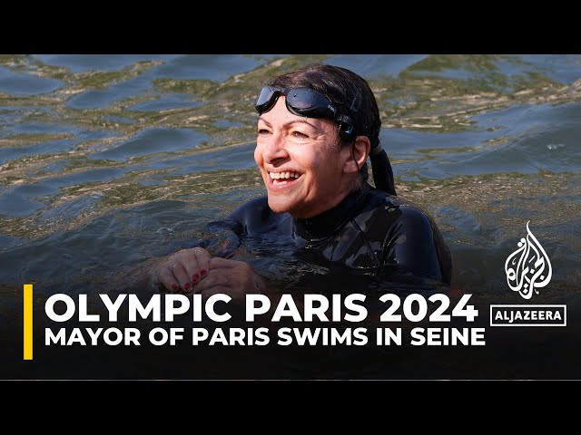 Olympic Games in Paris: Mayor Anne Hidalgo swam in the Seine River