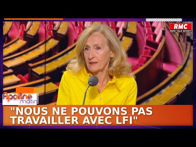 "Nous ne pouvons pas travailler avec LFI", assure Nicole Belloubet, ministre de l'Édu