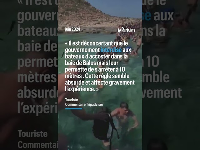 ⁣Une île grecque enlève le ponton des bateaux pour diminuer le tourisme