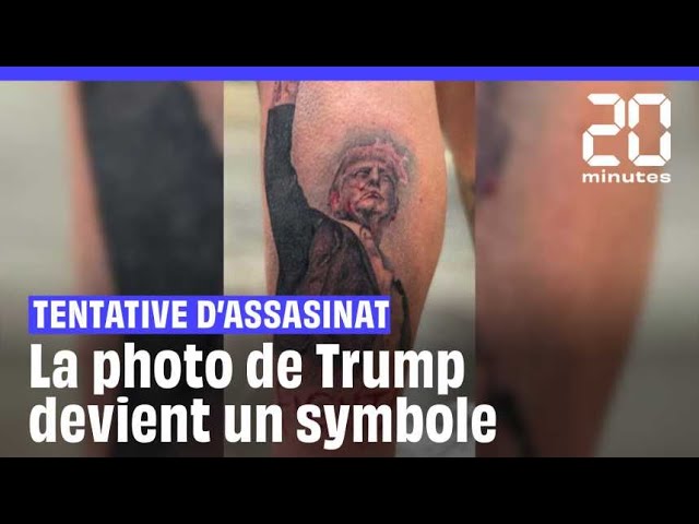 Tatouage et T-shirts, la photo de Trump devient le nouveau symbole de ses partisans #shorts