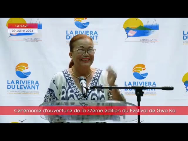 Cérémonie d'ouverture de la 37ème édition du Festival de Gwo ka