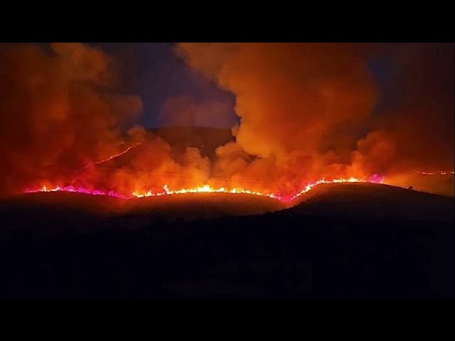 Le sud de l'Albanie en proie à des feux de forêt