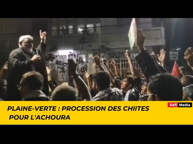 Plaine-Verte : procession des chiites pour l'Achoura