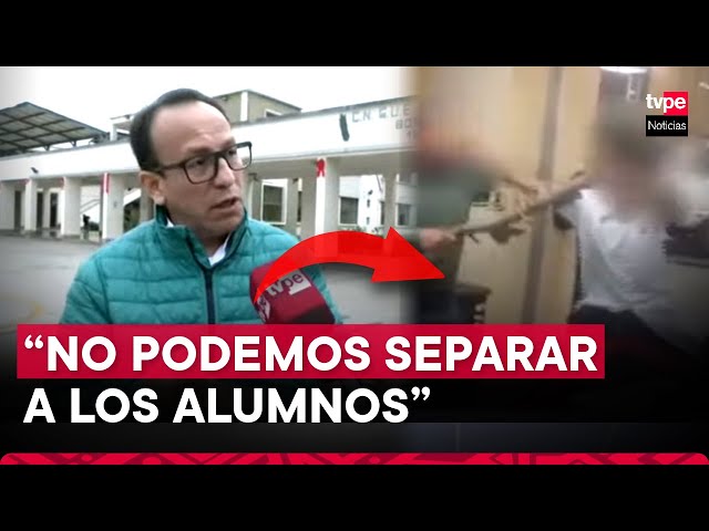 Alumnos se graban mientras agreden a profesor de clase en colegio de Surquillo