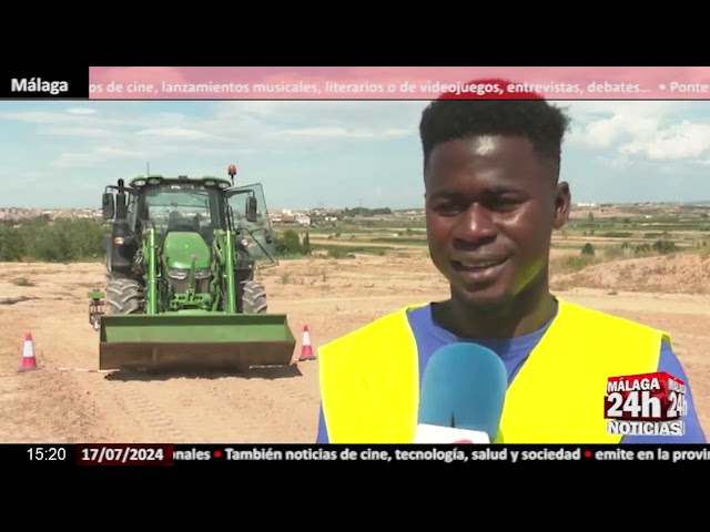 ⁣Noticia - Jóvenes migrantes se forman como tractoristas