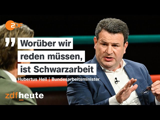 ⁣Heil über Bürgergeld: Nur ein Bruchteil sind Arbeitsverweigerer | Markus Lanz vom 16. Juli 2024