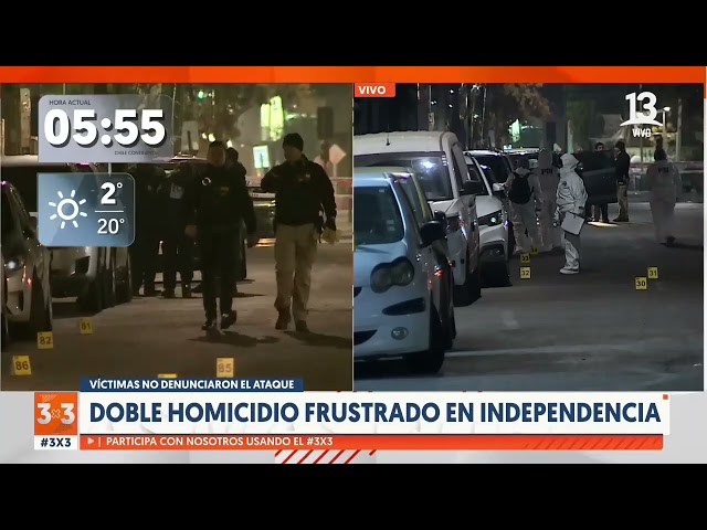 Víctimas no pusieron denuncia: Desconocidos balean a dos personas en Independencia