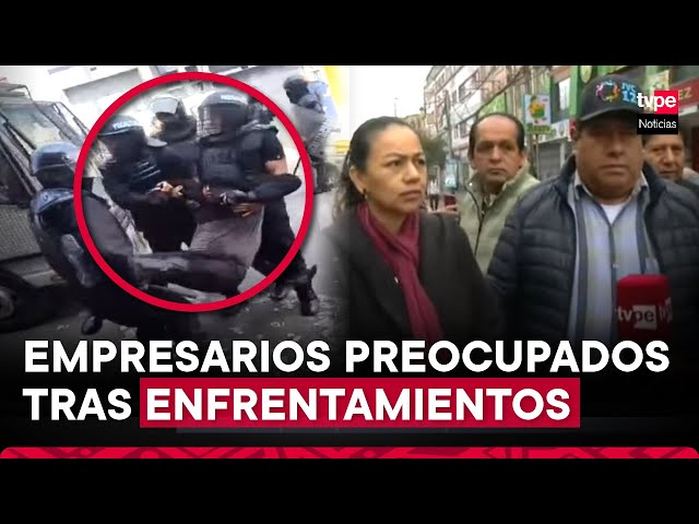 Gamarra: ambulantes y fiscalizadores heridos tras enfrentamiento