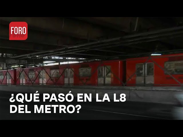 Otra vez el metro, se reporta presencia de humo en la L8, hoy 17 de julio de 2024 - Las Noticias