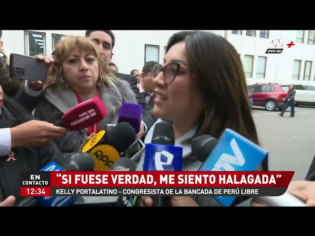 Portalatino tras presunto audio de Cerrón en tono amoroso: "Si fuese verdad, me siento halagada