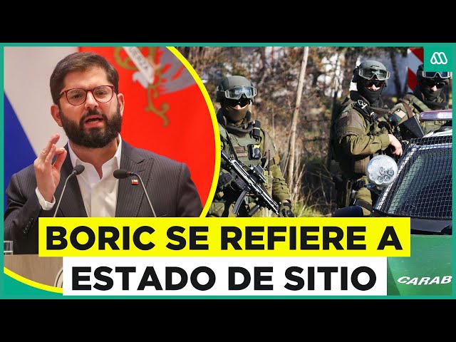 Presidente Boric se refiere a crímenes en Lampa y a posibilidad de Estado de Sitio