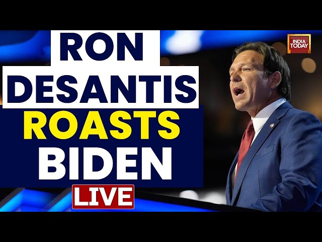 ⁣RNC 2024 LIVE: Ron Desantis Roasts Biden | Donald Trump News | India Today