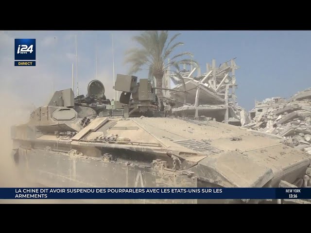 Reportage i24NEWS : le quotidien des soldats à Rafah