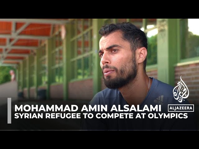 ⁣Syrian Refugee Mohammad Amin Alsalami Prepares for Paris 2024 Olympics with IOC's Refugee Team