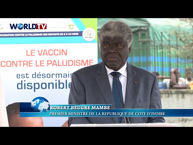 CIV : Lancement de l’introduction de vaccin antipaludique dans le programme élargi de vaccination