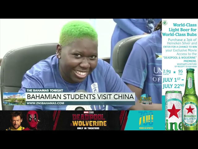 ⁣Bahamian Students Visit China