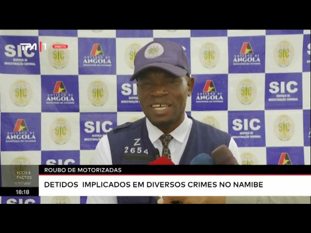 Roubo de Motorizadas - Detidos implicados em diversos crimes no Namibe